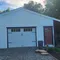 Painted garage exterior