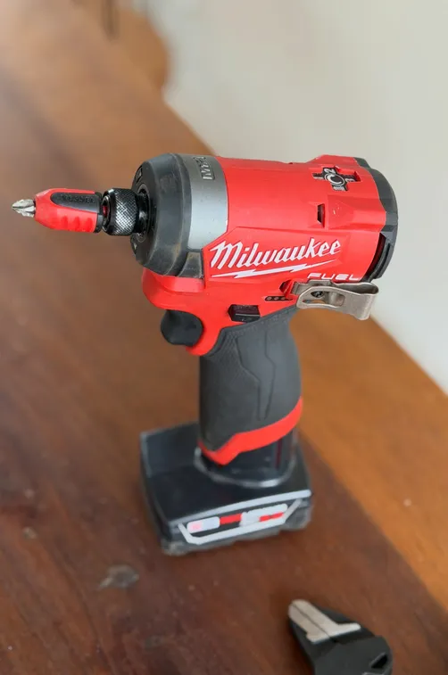 Cordless impact driver used by our St. Petersburg handymen