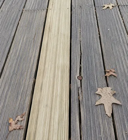 Deck Repair work in progress in St. Petersburg