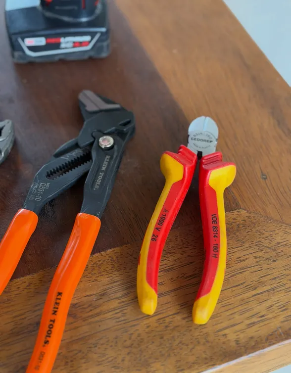 Handyman toolkit packed for a service call in St. Petersburg