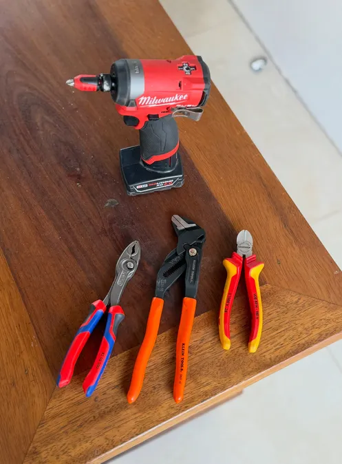 Handyman tools ready for a repair job in St. Petersburg, FL