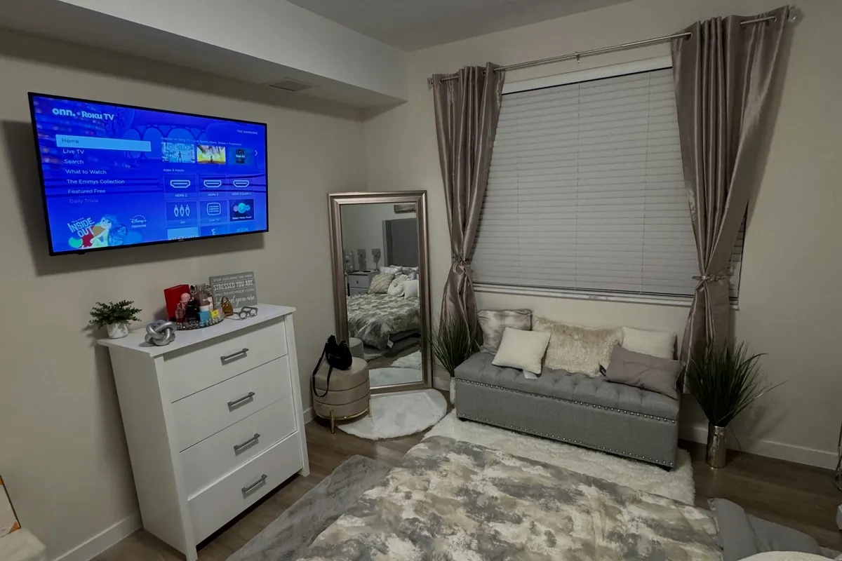 Bedroom TV Mounting and Furniture Setup in St. Pete Beach