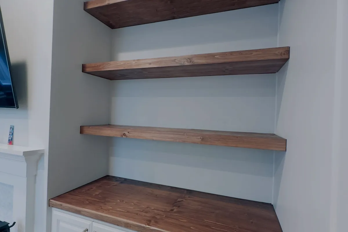 Built-In Shelving and Cabinet Drawers in Historic Kenwood