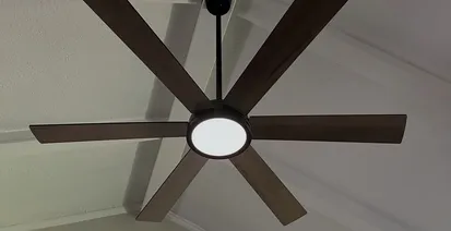 sloped ceiling setup - Vaulted Ceiling Fan Installation in Old Northeast
