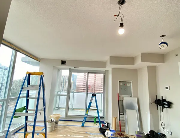 High-Rise Condo Ceiling Painting in Downtown St. Pete, photo 2 of 11